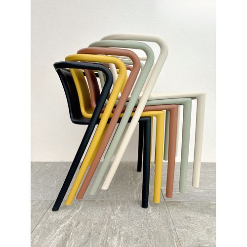 Lot De 2 Fauteuils De Jardin Diego En Polypropylène Sable - Diego