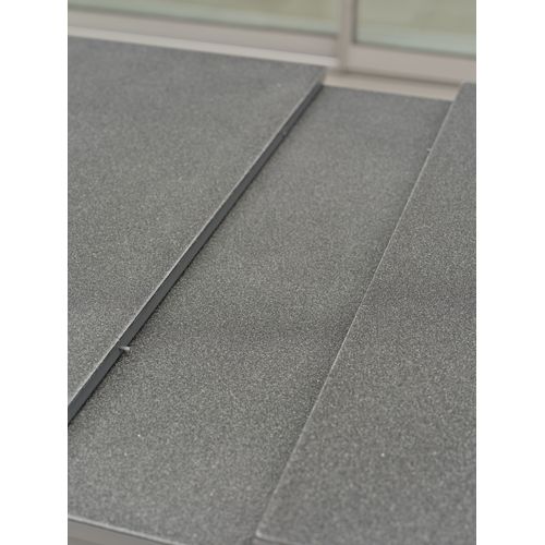 Table En Alu Et Spraystone Avec Rallonge Automatiquee - Dania