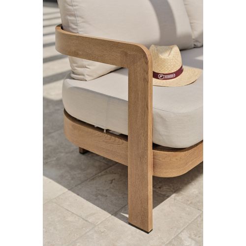 Salon De Jardin Davao Aluminium Imitation Bois - Davao