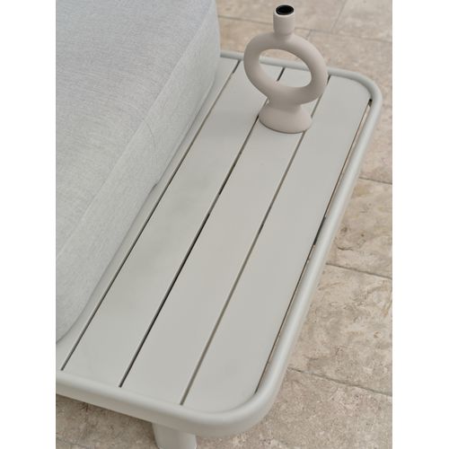 Salon De Jardin D'angle Irun En Aluminium Et Corde - Irun