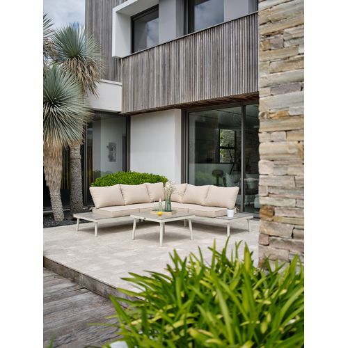 Salon De Jardin D'angle Osaka En Aluminium - Osaka