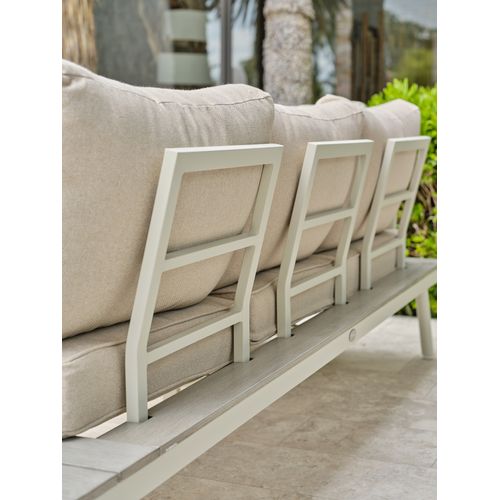 Salon De Jardin D'angle Osaka En Aluminium - Osaka