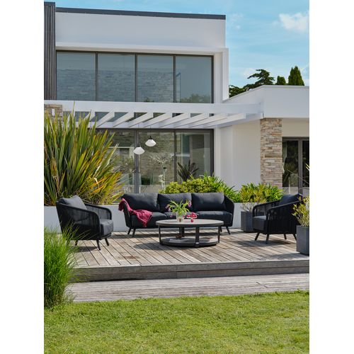 Salon De Jardin Biarritz En Aluminium Et Corde - Biarritz