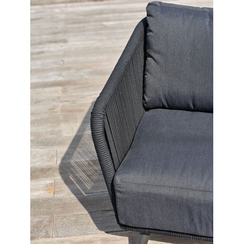 Salon De Jardin Biarritz En Aluminium Et Corde - Biarritz