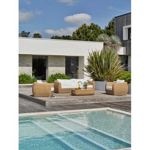 Salon De Jardin Ramatuelle En Aluminium Et Résine Tressée - Ramatuelle