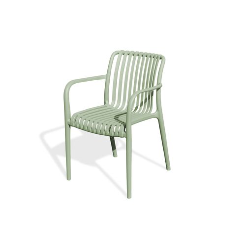 Fauteuil De Jardin Tiago En Polypropylène Vert Olive - Tiago