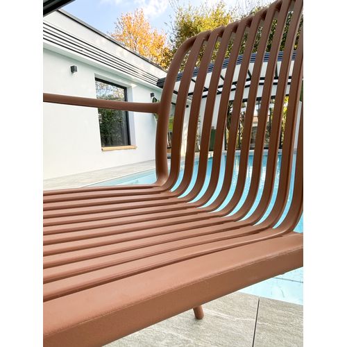 Fauteuil De Jardin Tiago En Polypropylène Terracotta - Tiago