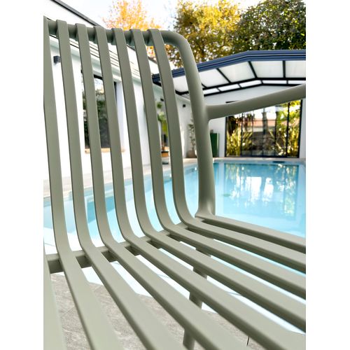 Lot De 2 Fauteuils Tiago En Polypropylène Vert Olive - Tiago