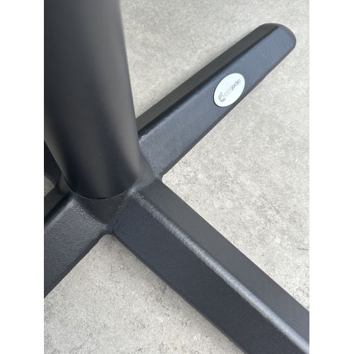 Table Ronde De Jardin Bistro En Acier Et Plateau Terrazzo - Bistro