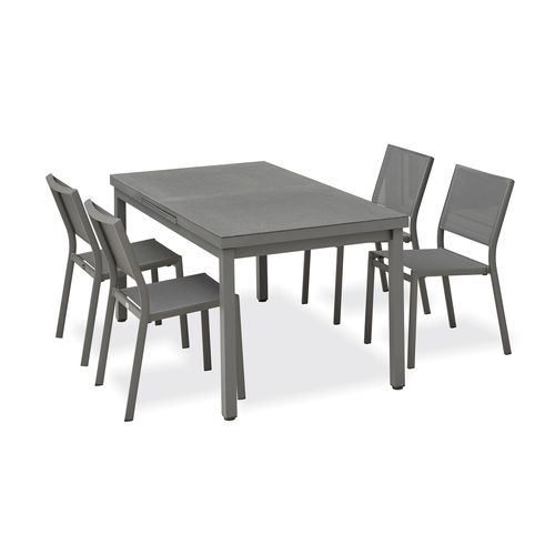 Ensemble Repas Dania 4 Places En Aluminium - Dania