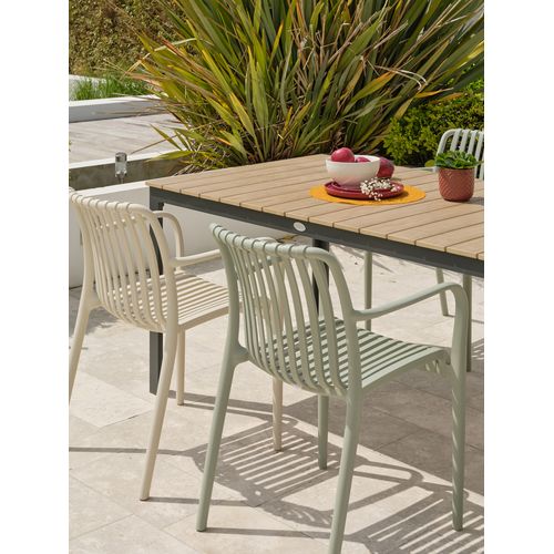 Ensemble Repas Boston 4 Pl Avec Tiago Olive Et Sable - Boston