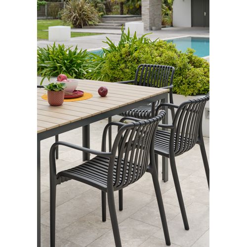 Ensemble Repas Boston 6 Pl Avec Tiago Noir - Boston