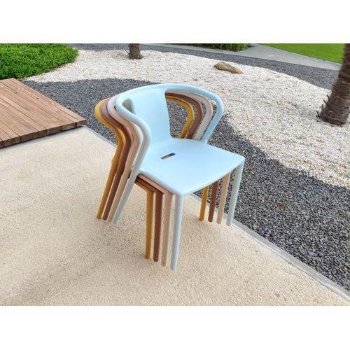 Ensemble Repas Meet 8 Places Aluminium Et Peinture Epoxy Blanche - Meet