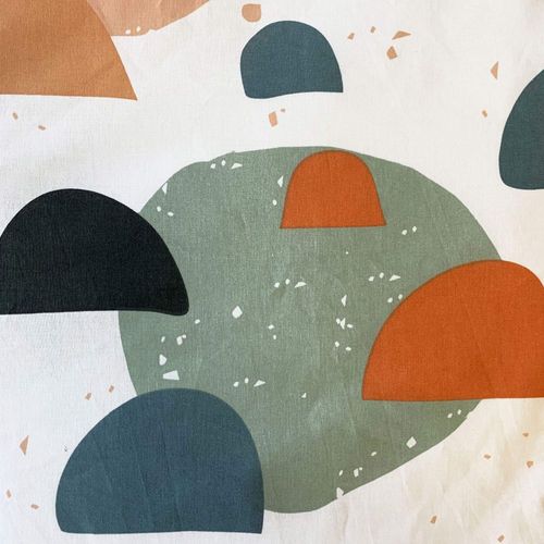 Parure De Lit 100% Coton 57 Fils Pontino Taille 240x260 Cm