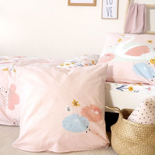 Housse De Couette 140x200 + 1 Taie D'oreiller 63x63 Coton Clara