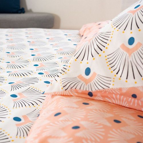 Housse De Couette 240x260 + 2 Taies D'oreiller 63x63 Coton Bio Mille