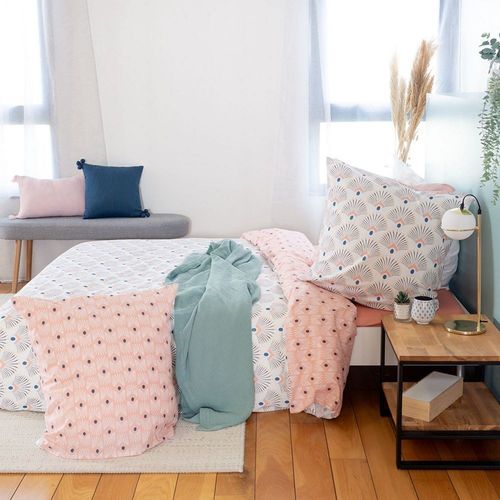 Housse De Couette 240x260 + 2 Taies D'oreiller 63x63 Coton Bio Mille