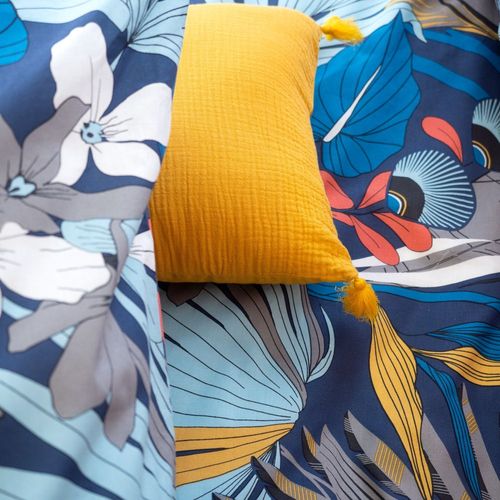 Housse De Couette 240x260 + 2 Taies D'oreiller 63x63 Satin De Coton Parade