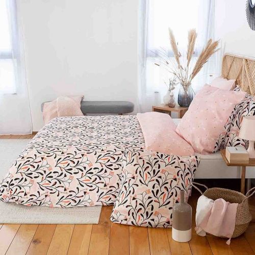 Housse De Couette 220x240 + 2 Taies D'oreiller 63x63 Satin De Coton Bio Joy