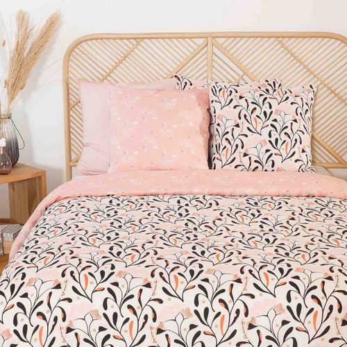 Housse De Couette 220x240 + 2 Taies D'oreiller 63x63 Satin De Coton Bio Joy