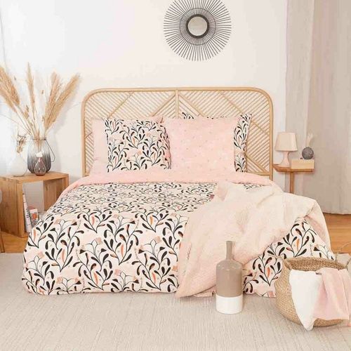 Housse De Couette 240x260 Cm + 2 Taies D'oreiller 63x63 Cm Satin De Coton Bio Joy