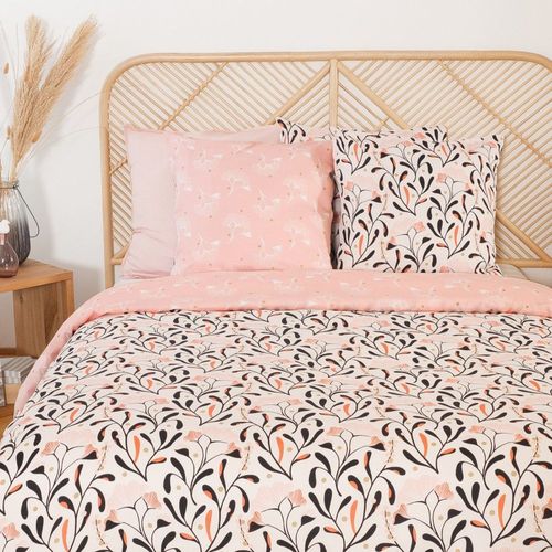 Housse De Couette 240x260 Cm + 2 Taies D'oreiller 63x63 Cm Satin De Coton Bio Joy