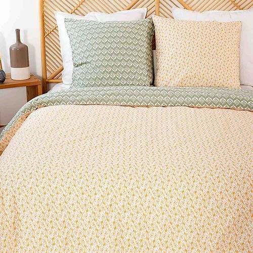 Housse De Couette 240x260 + 2 Taies D'oreiller 63x63 Satin De Coton Bio Orient