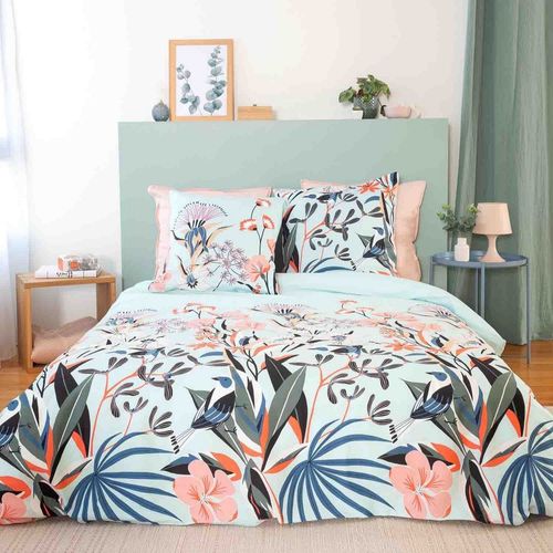 Housse De Couette 240x260 + 2 Taies D'oreiller 63x63 Satin De Coton Bio Paya