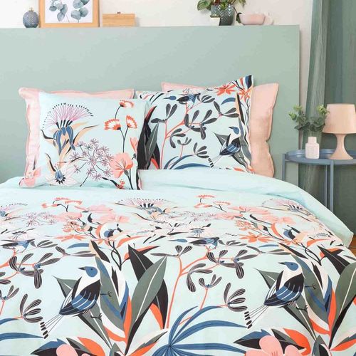 Housse De Couette 240x260 + 2 Taies D'oreiller 63x63 Satin De Coton Bio Paya