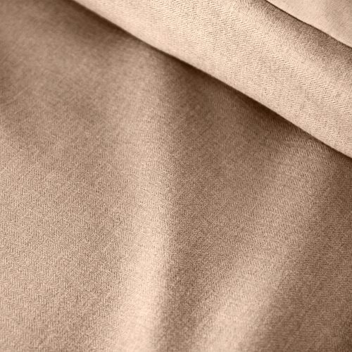 Parure De Lit Flanelle Douce Et Confort - 240x220 Cm - Beige