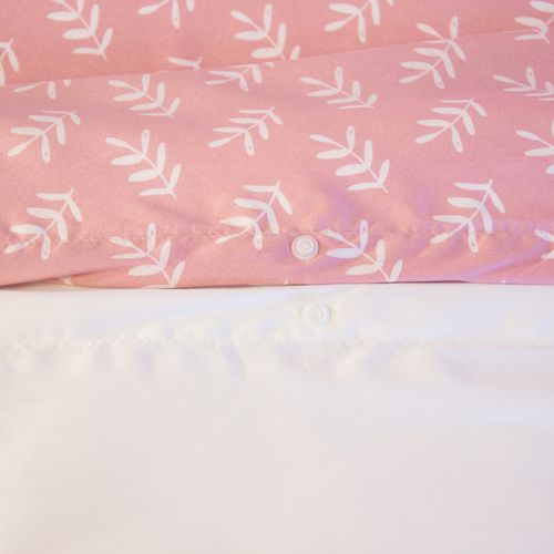 Parure De Lit Enfant Biche Forêt - 140x200 Cm - Blanc