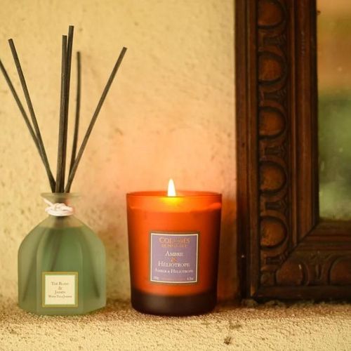 Bouquet Parfumé Thé Blanc Et Jasmin 100 Ml En Verre