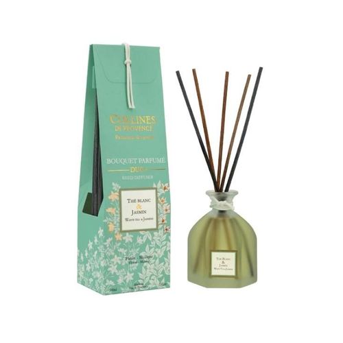 Bouquet Parfumé Thé Blanc Et Jasmin 100 Ml En Verre