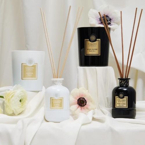 Bouquet Parfumé Rose Noire 200 Ml En Verre