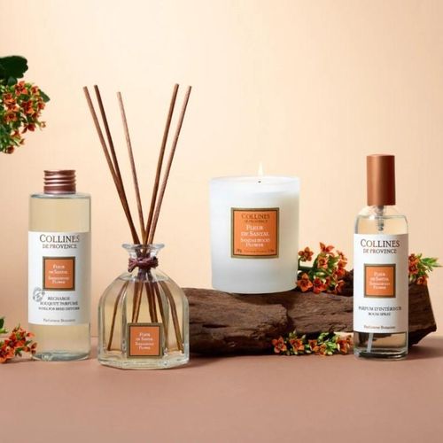 Bouquet Parfumé Fleur De Santal 100ml En Verre