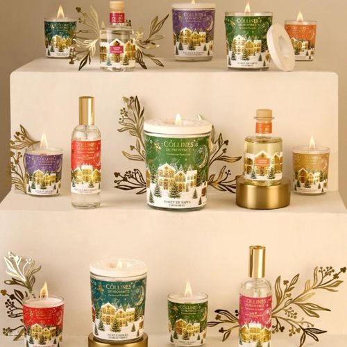 Parfum D'intérieur Noël Amande Litchi 100 Ml En Verre