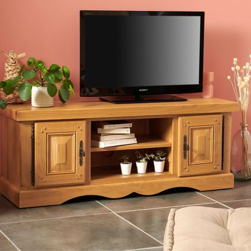 Meuble TV Bas En Chêne - La Bresse