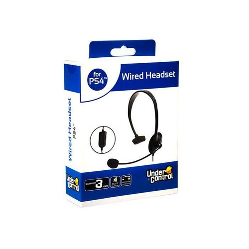Casque Filaire PS4 Under Control