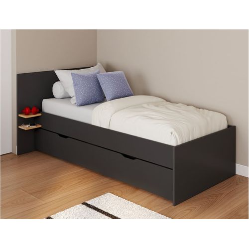 Lit Gigogne 90x190 Anthracite Milor