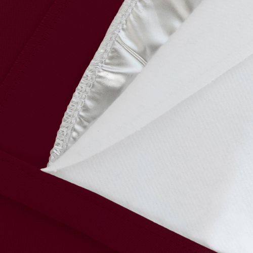 Rideau Phonique Occultant Et Thermique - 140x260 Cm - Rouge Foncé