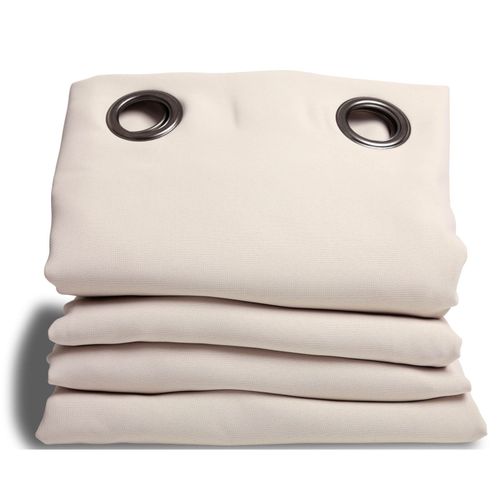 Rideau Grande Hauteur Phonique Thermique Et Occultant - 140x300 Cm - Beige