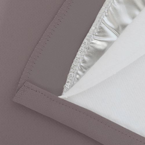 Rideau Grande Hauteur Phonique Thermique Et Occultant - 140x300 Cm - Gris Souris