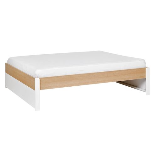 Lit 2 Places + Tête De Lit Nomade 160x200 Cm