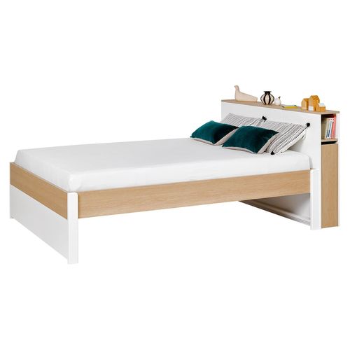 Lit 2 Places + Tête De Lit Nomade 160x200 Cm