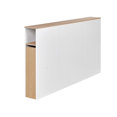 Lit 2 Places + Tête De Lit Nomade 160x200 Cm