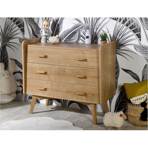 Commode 3 Tiroirs Vintage Wood