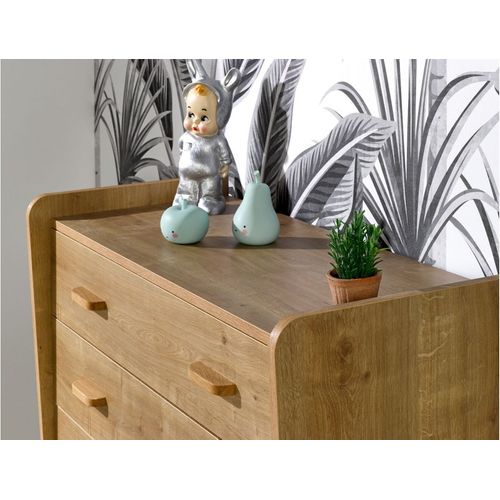 Commode 3 Tiroirs Vintage Wood