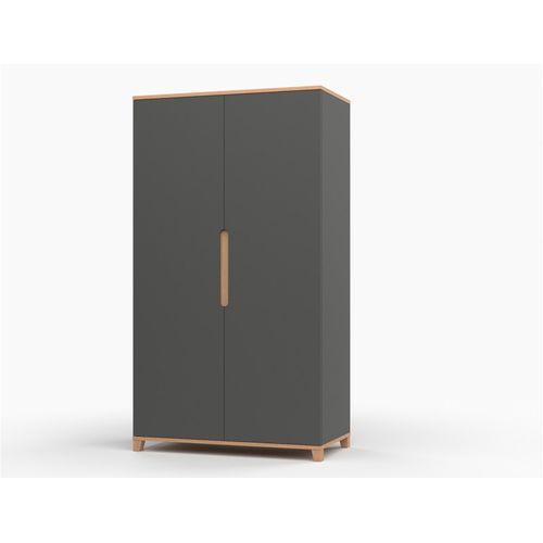 Armoire Anthracite et Bois Milor