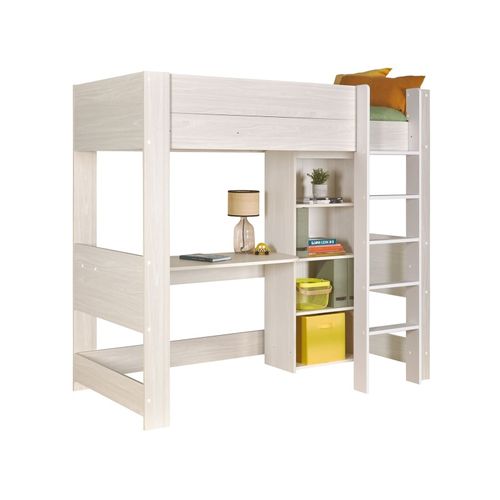 Lit Mezzanine Avec Bureau Et Rangements Palerme