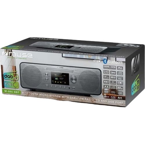 Micro-chaîne 80w Gris Avec Bluetooth - M885dbt